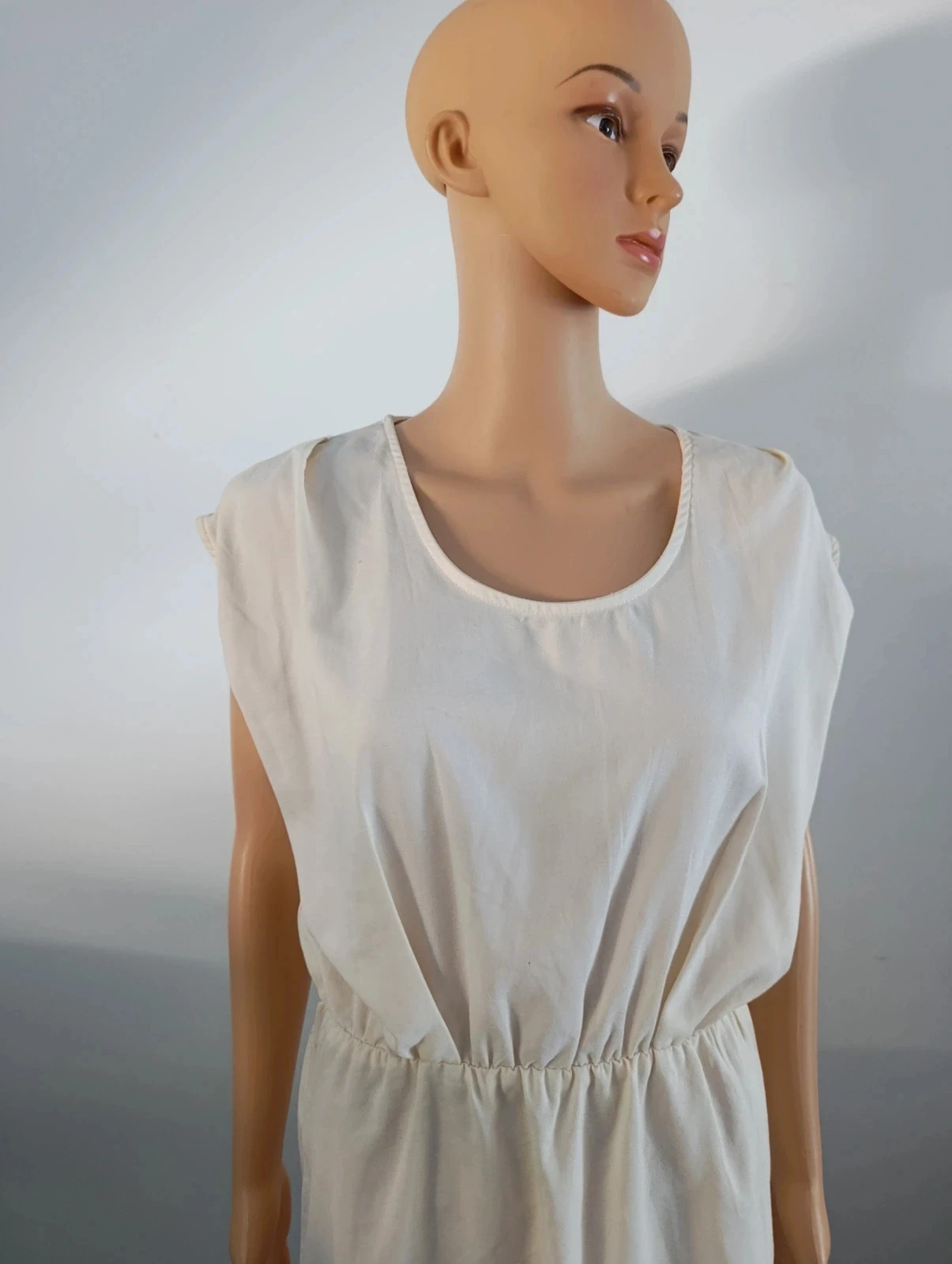 Cream F de la Passion women's dress – Elastic waist – Fluid – One size / M – photo 4